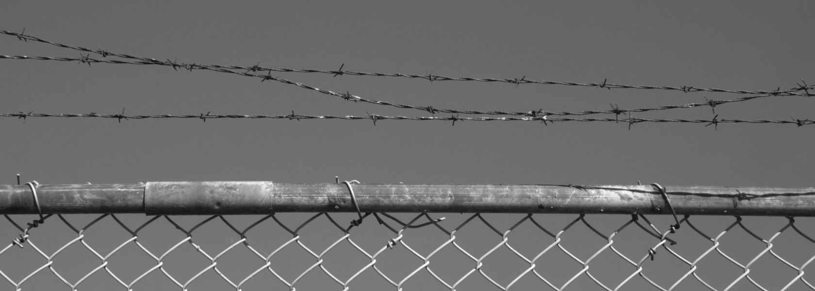 barbed wire fence